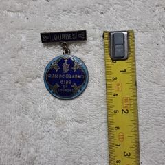Enamel Lourdes pendant