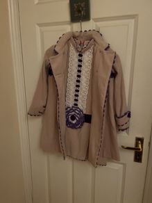 Girls 2 piece jacket and dress age 6 mini