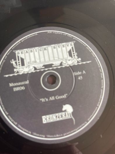 Seasick Steve it's all good picture sleeve vinyl record single in vg+ condition