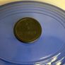 Vintage Le Creuset Cast Iron Oval Casserole Dish Size 29 4.7 Litre - Dark Blue Navy Dutch Oven Pot Image 3