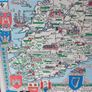 1955 Historical Map of Ireland '100 X 67cm' Image 4