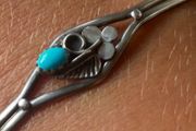Native American Navajo silver &amp; Turquoise Bracelet
