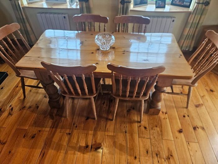 Kitchen table and chairs.