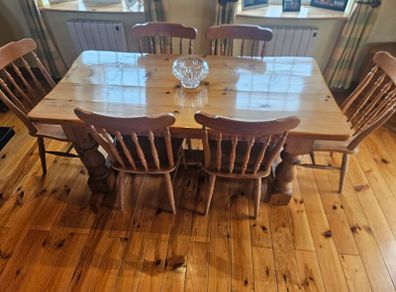 Kitchen table and chairs.