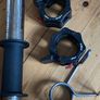 Watson Thick Grip Olympic Dumbbell Handles and LockJaw Collars (2x), and spring collar (2x) Image 2