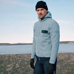 Rapha Technical Grid Fleece Hooded Jacket Large