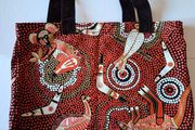 Cotton Shoulder Bag (Aboriginal Design)