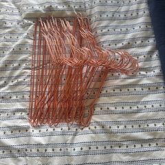 Rose gold 36 metal clothes hangers