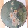 Antique Hand Painted Wall Art Object Image 3