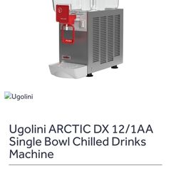 Ugolini ARCTIC DX 12/1AA Single Bowl Chilled Drinks Machine .
