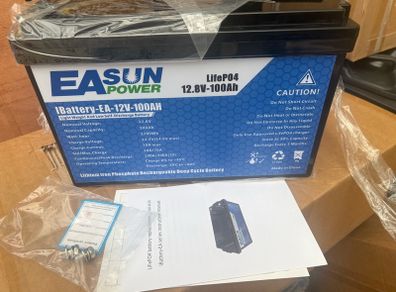 12V 100Ah LiFePo4 Battery Pack Lithium Iron Phosphate Batteries Built-in BMS For Solar Boats fishing camping