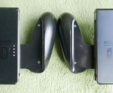 Official Nintendo Switch Comfort Grip Joy Con Controller Holder - Black x2
