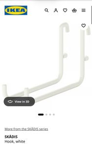 ikea skadis hook