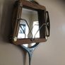 Upcycled Vintage Squash Racket into Mirror, Badminton, Tennis Image 7