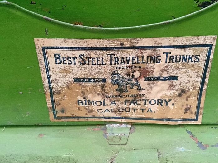 Antique Steel Trunk