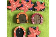 Fairy doors hand made.