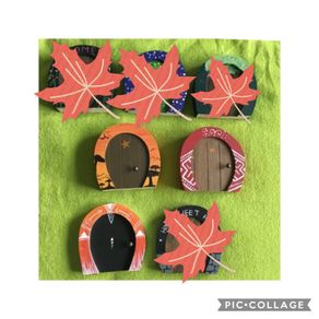 Fairy doors hand made.