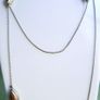 Vintage Multi Strand Beaded Necklace Elliptical Gold Tone Image 2