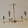 Two brass chandeliers Image 6
