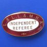 L & LL & MHA (Men's Hockey Association?) - Independent Referee's enamel badge (1930's or earlier) Image 2