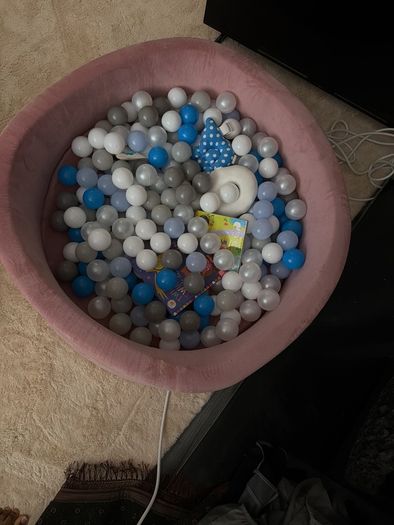 Pink Baby Ball Pit with Balls