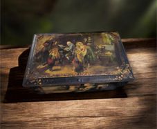 Antique Metal Tin Riley Brothers Halifax Circa 1900