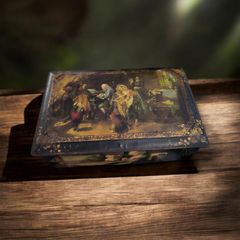 Antique Metal Tin Riley Brothers Halifax Circa 1900