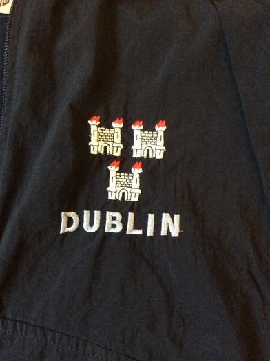 Dublin GAA Jacket. Official Oneills Mens Track Jacket. Season 1998/2000. Original From The Time. Not A Modern Day Remake.