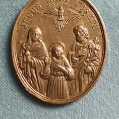 Irish made Bronze Religious medal