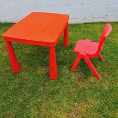 kids table and chair