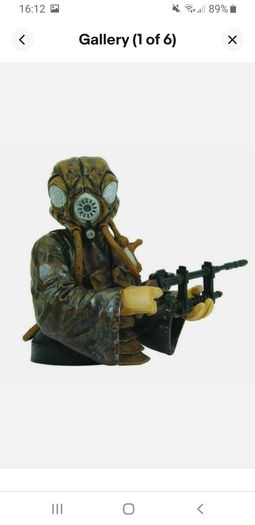 Star Wars Zuckuss Bounty Hunter Bust Gentle Giant Statue