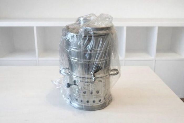 Samovar Brand New Stainless Steel Wood Fired 4L Single Tap (No Teapot)