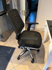 Task Operator Office Chair Airmesh Seat Flip Back Arms