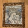 Vintage Madonna and Child Framed Picture  Gold Frame Image 2