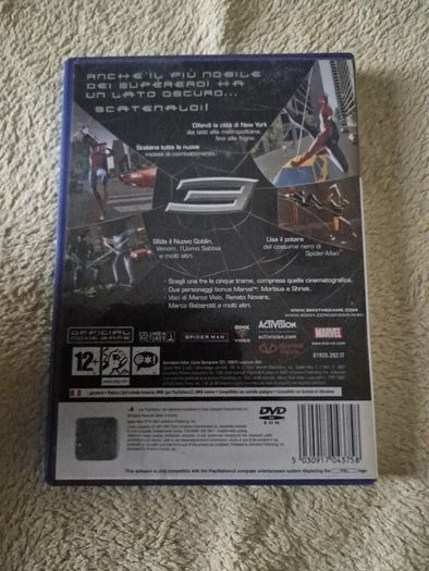 French Version Spider Man 3 PlayStation2 Ps2 Games Original