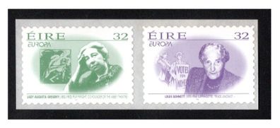 1996 Ireland Europa Famous Women Self-Adhesive Commemorative Stamps Mint Never Hinged (MNH)