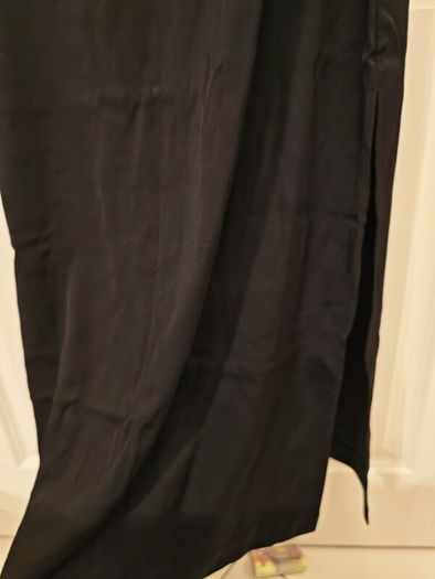 Black Cut-Out Midi Dress