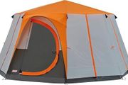 Tent Octagon, 6 Man Festival Dome Tent, 6 Person Family Camping Tent with 360 Panoramic View, Stable Steel Pole Construction, Sewn-in Groundsheet, 100 Percent Waterproof