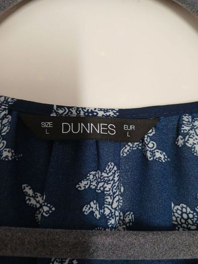 Navy print blouse