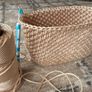 Handmade Crochet Shoulder Bag Beige Image 3