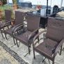 Patio Table, Chairs, parasol and base Image 5