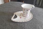Beautiful ,"Leonardo collection" mug on biscuit plate