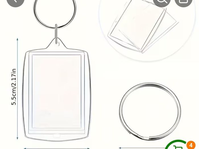 Blank keyrings