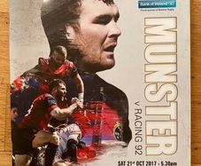 2017 Munster v Racing 92 - European Rugby Champions Cup Programme