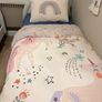 2 x Soft Cosy Boucle Ivory Single Rainbow Beds Image 3