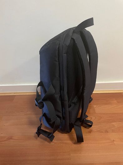 Black heavy duty rucksack