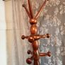 Mahogany coat stand Image 2