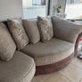 Immaculate curved modular sofa like new Image 4