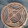 Vintage Rattan/Bamboo stool/side Table Image 6