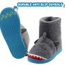 Lulex Childrens Slippers Grey Shark Size junior 6 Image 4